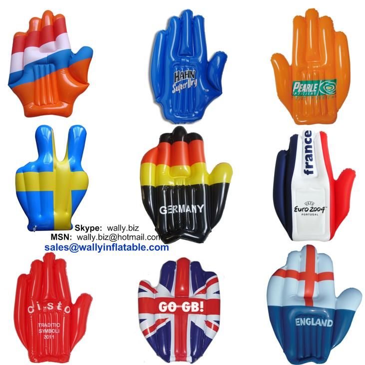 inflatable hand, inflatable glove hand, big inflatable hand