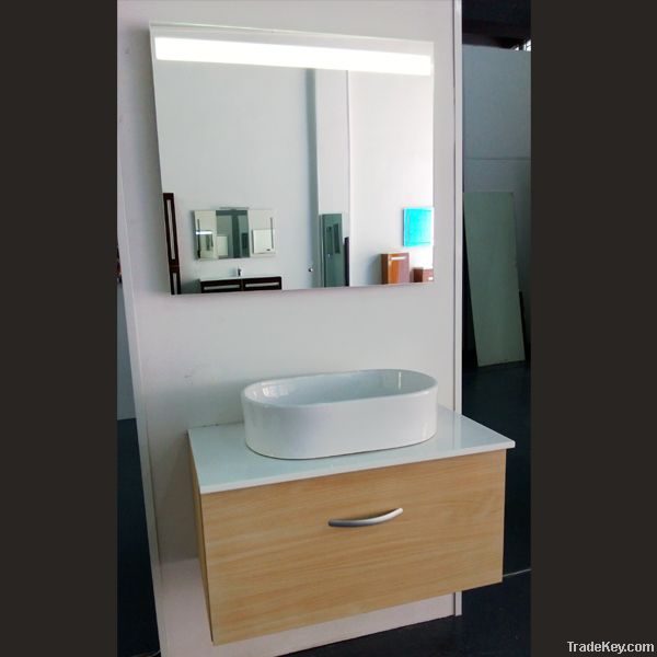 stainless steel cabinet with led mirror