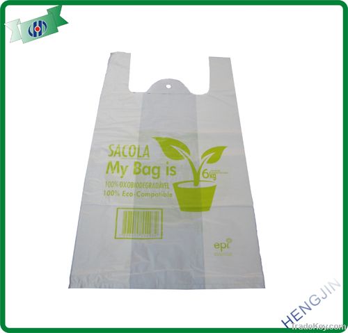 Biodegradable t-shirt bags