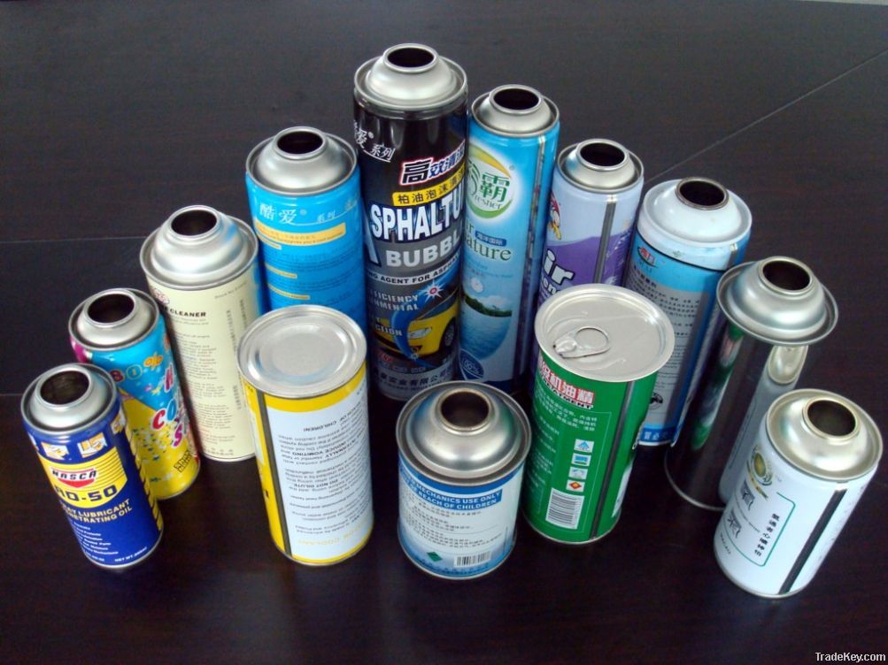 tinplate aerosol can