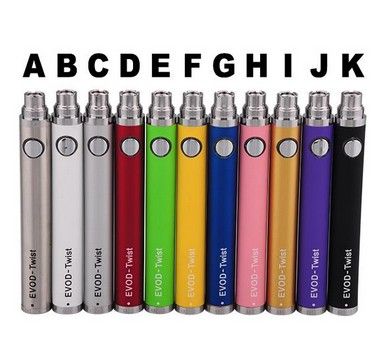 EVOD twist ,evod twist battery with variable voltage