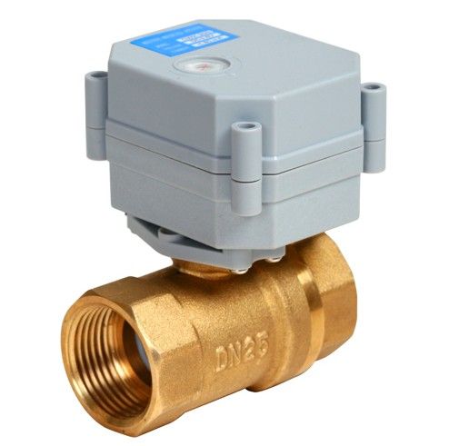 1/2'', 3/4'' and 1'' normal closed/open electric valve 9-24v or 110v-230v for water control, heating systems