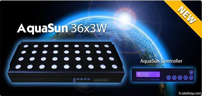 E.shine AquaSun 36X3W LED Aquarium Light