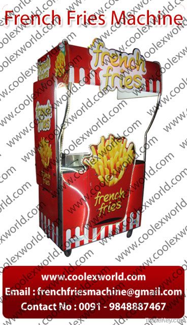 French fries vending counter