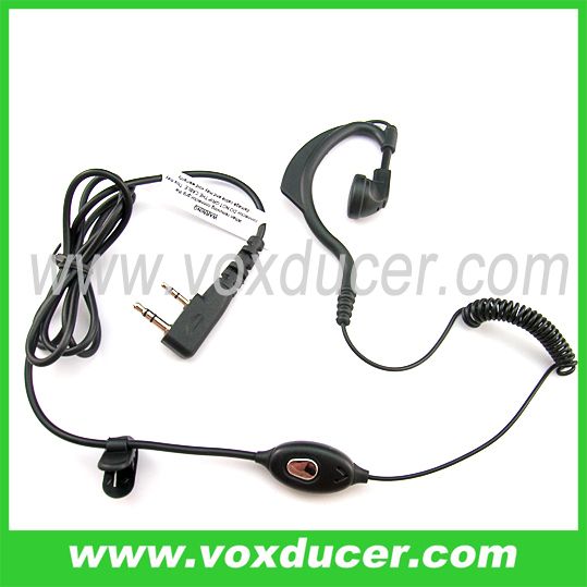 Ear hook headset for Two way radio Walkie Talkie Interphone Intercom