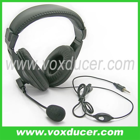 Noise cancelling Headset for Motorola Kenwood Icom Yaesu two way radio