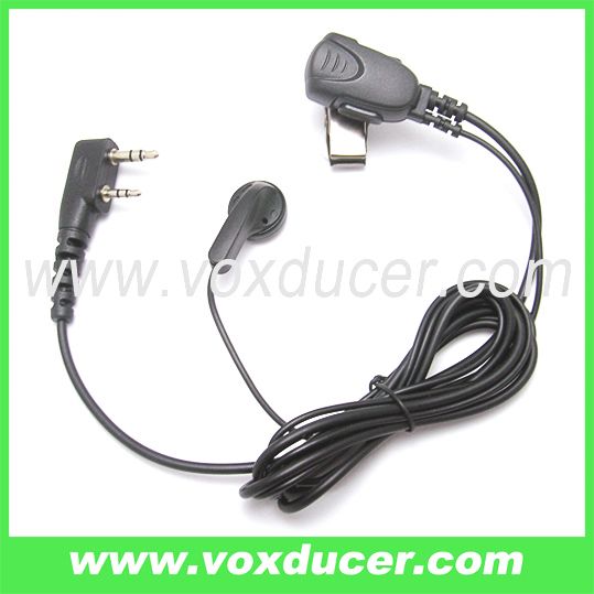 In ear earphone Headset for Motorola Kenwood Icom Yaesu two way radio