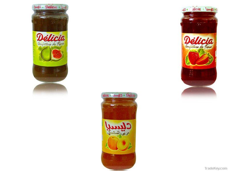 Jam (strawberry, figues or peach)