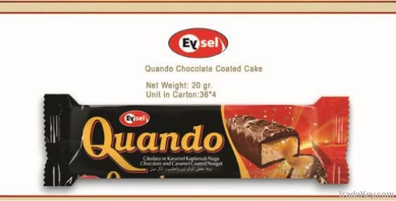 Quando Real Chocolate Bar with Caramel and Nougat