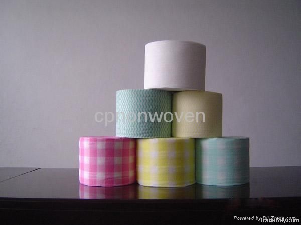 Nonwoven Towel roll(colourful)