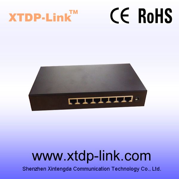 8 port POE switch compliant with IEEE802.3af