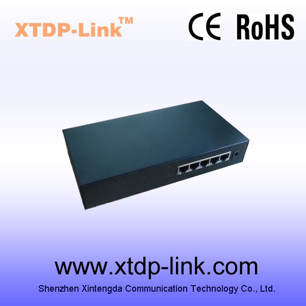 OEM best 5port POE switch compliant with IEEE802.3af