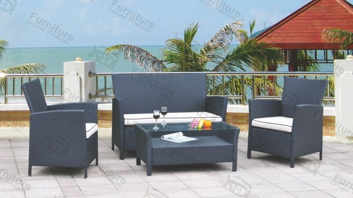 garden sofa coffee table set wicker patio outdoor rattan furniture