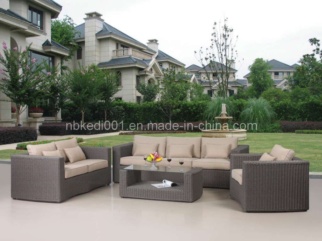 garden sofa coffee tea table set wicker patio outdoor rattan furniture