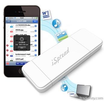 iSpread USB TF card reader USB flash drive for iPhone/iPad
