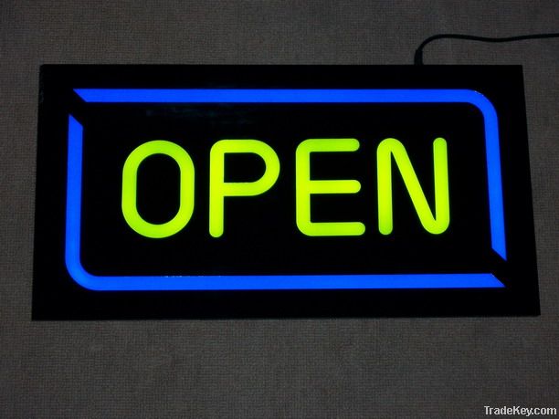 Deluxe Acrylic and Epoxy Resin Fluorescent LED Sign