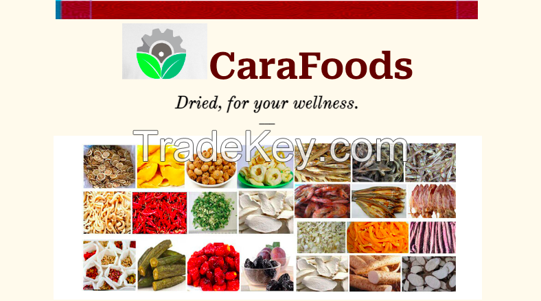 Dried Fruits, vegetables and spices