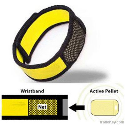 Mosquito repellent wristband