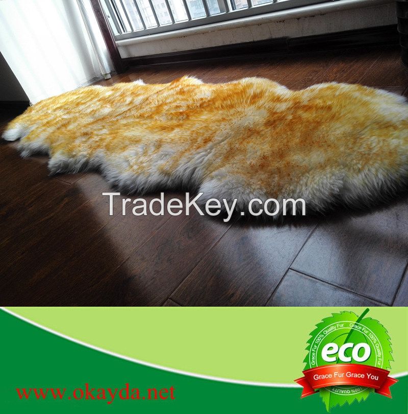 Australian Sheepskin Rug Floor Carpet Sofa Cover Bed Blanket