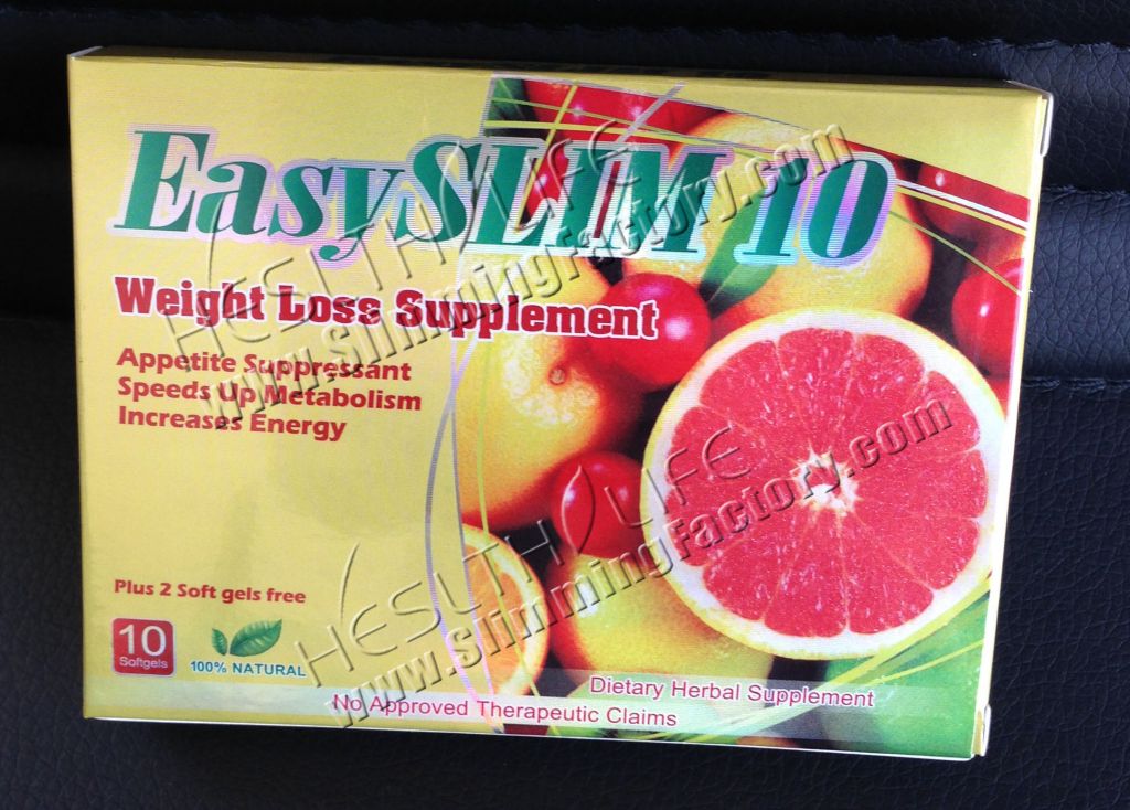 Easy Slim 10 Weight Loss Supplement, Natural Slimming Soft Gel