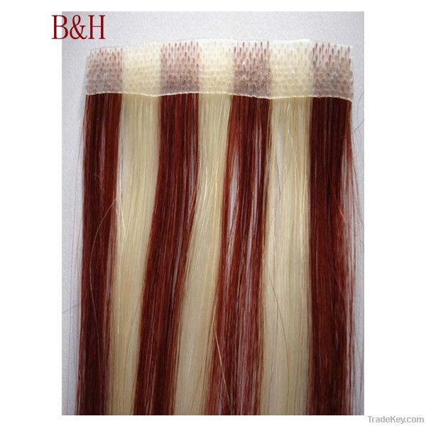 Hand Tied PU Skin Weft Hair Extension