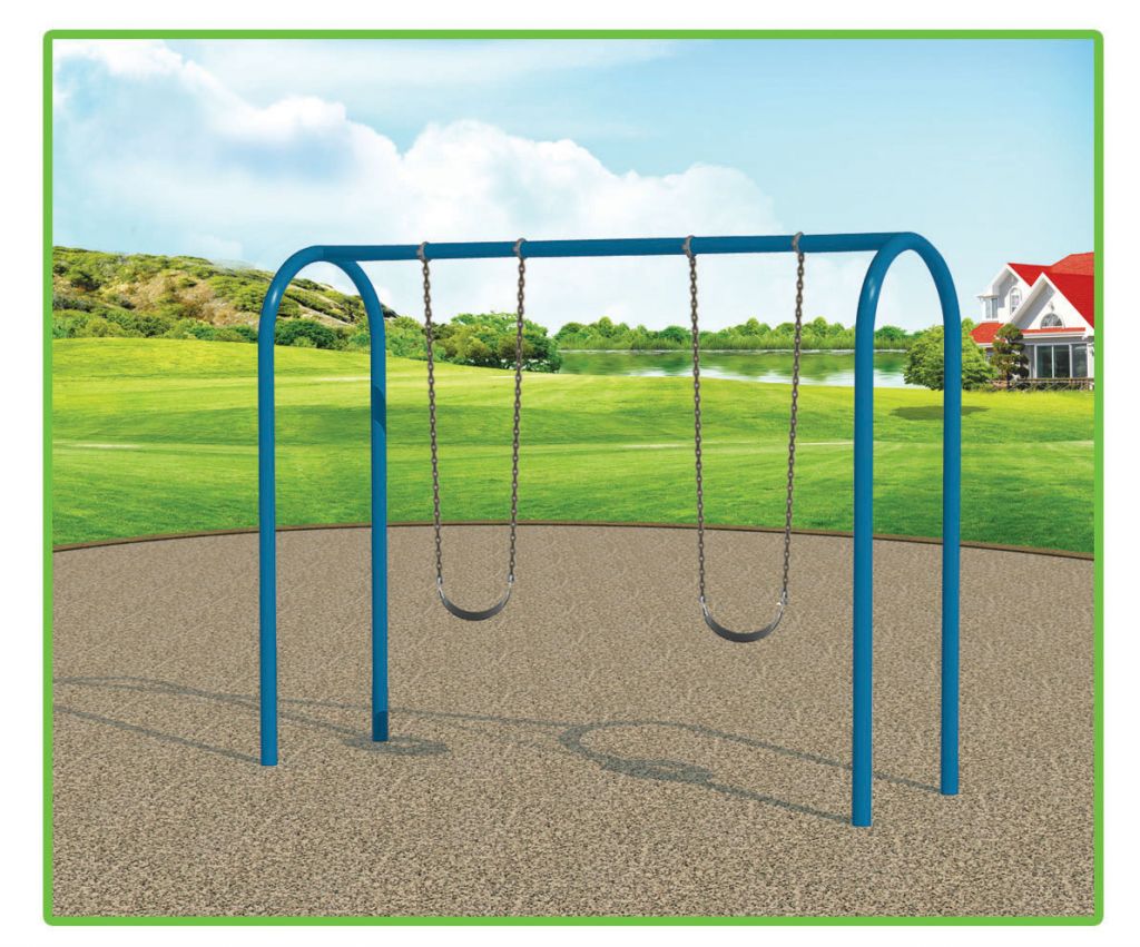 galvanized pipe swing set