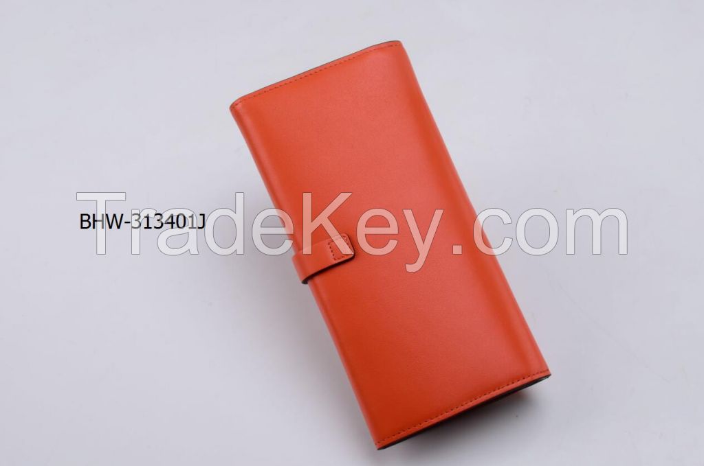 Factory Customize Lady Wallet Classic Design cow Leather Wallet Women