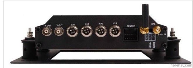 4ch Bus DVR with 3G & GPS internet. H.264 compression and Full D1 reco