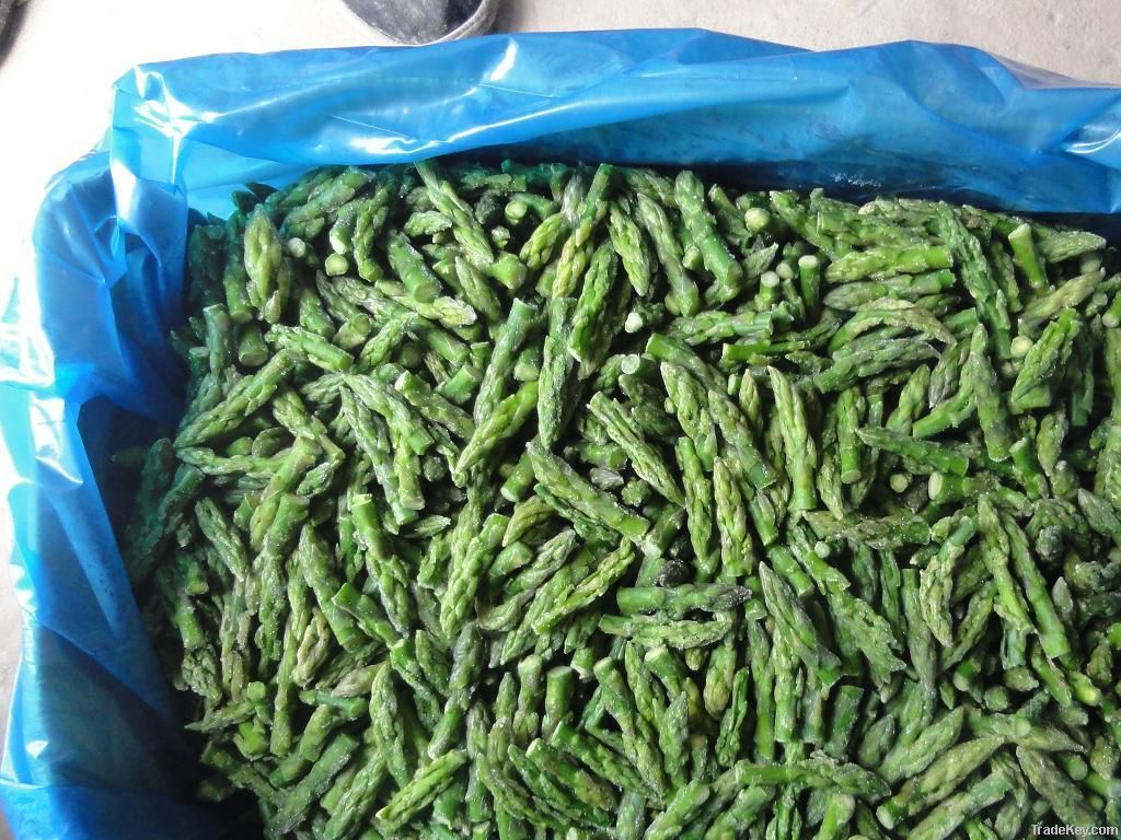 IQF green asparagus tips