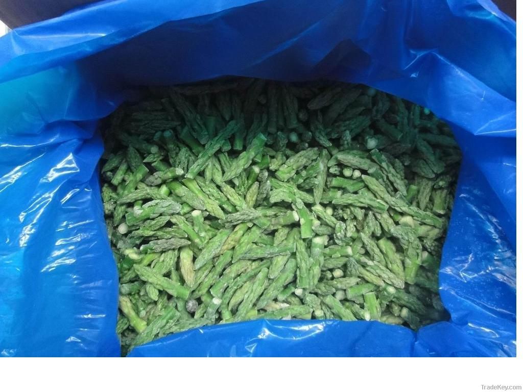 IQF green asparagus tips