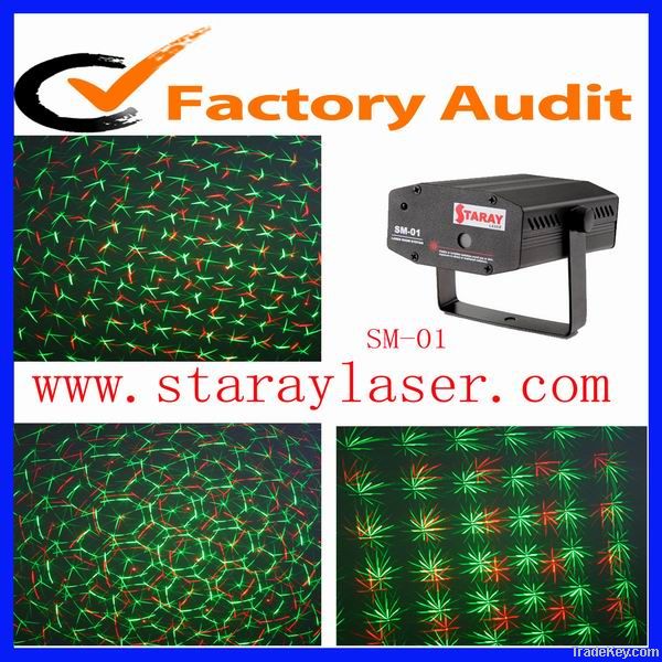 SM-01 mini red  green firefly disco laser light