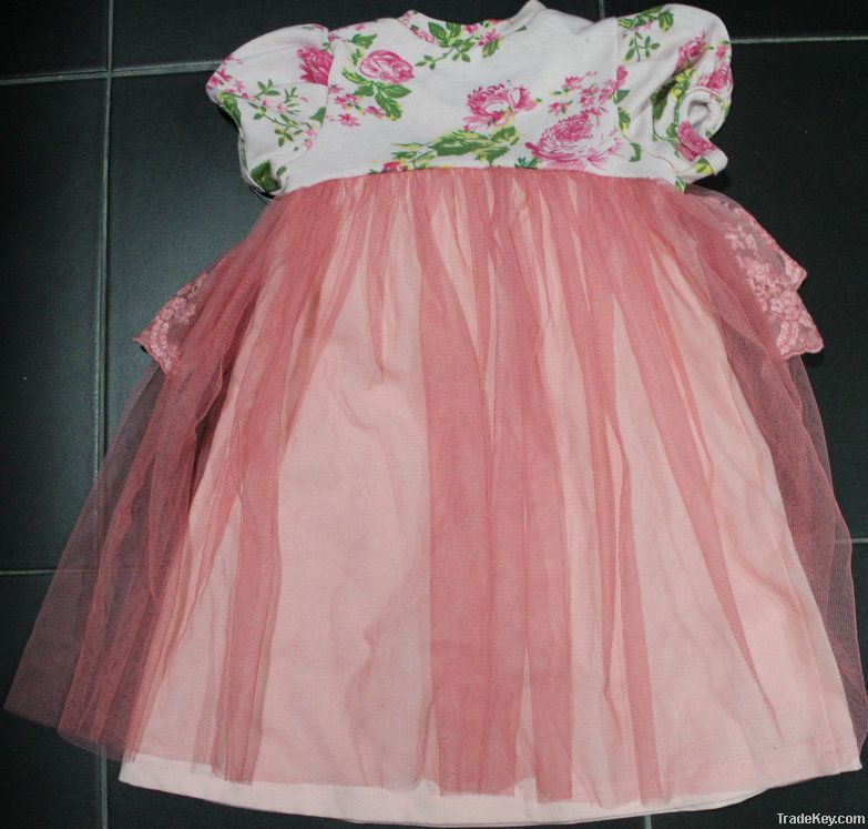baby & children's clothes, baby birthday dress, long sleeve dress.