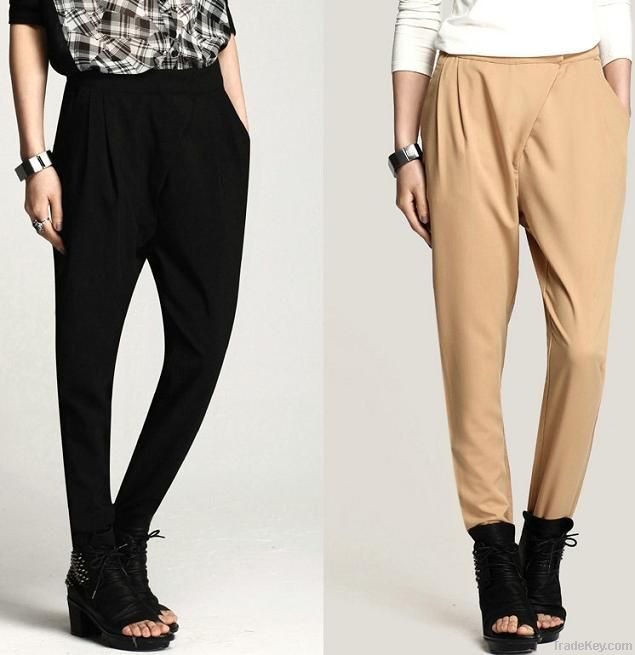 women legging, ladies' casual trouser, knitted long pants