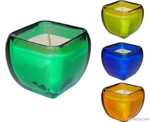 Paraffin Wax Glass Jar Candle