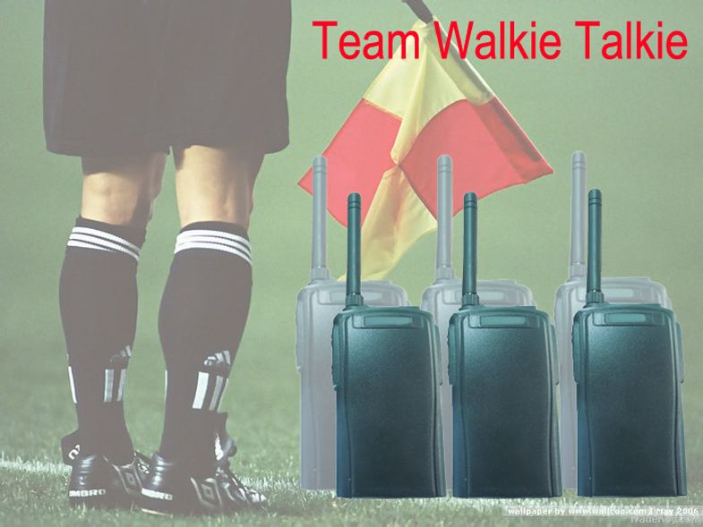 Handheld Full Duplex Group Walkie Talkie for Referee