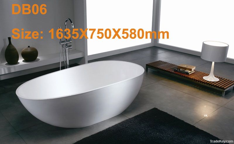 Cast acrylic bathtub