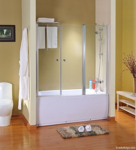 shower enclosure in laminated glass