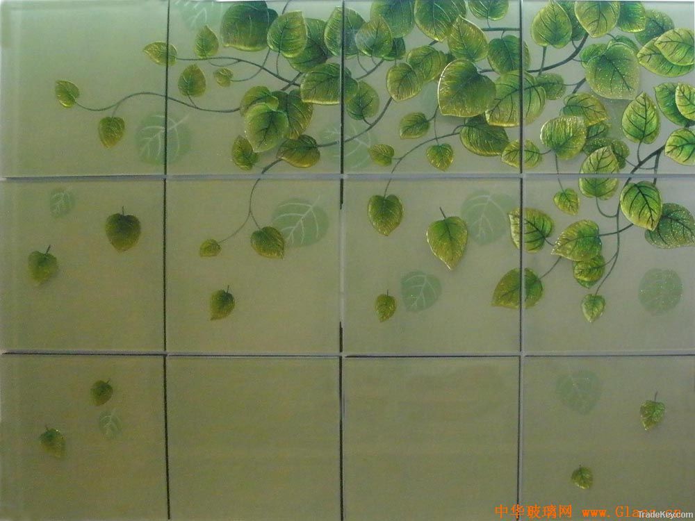 Background Art Glass Wall