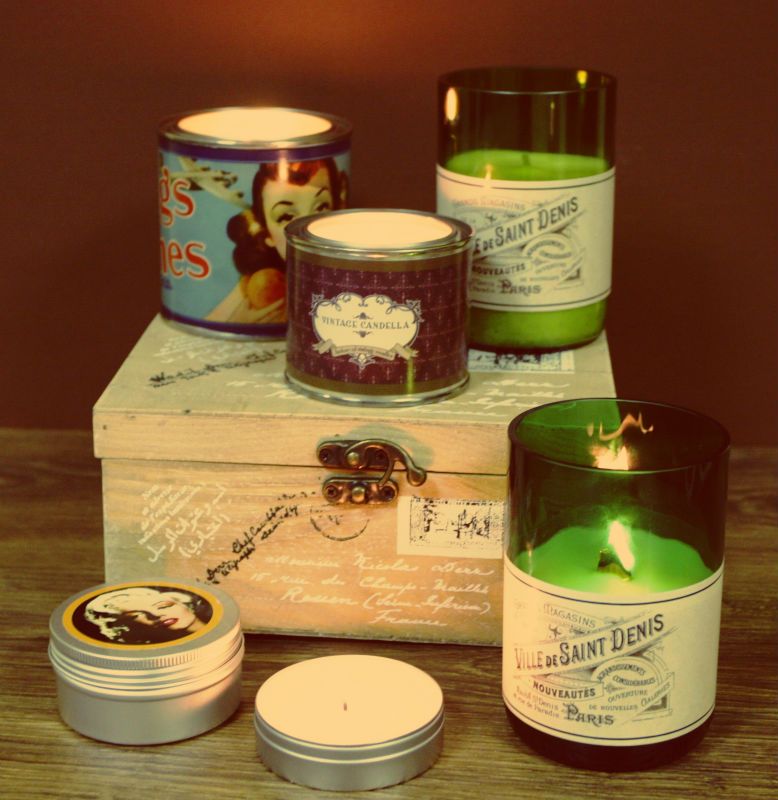 Organic soy candles wholesale by VINTAGE CANDELLA