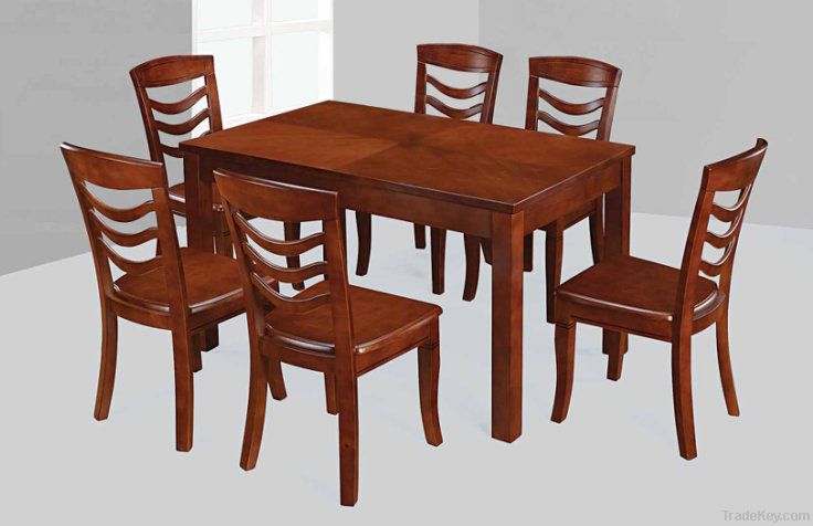 Wood dining set