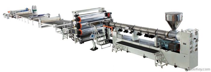 PP/PE/ABS/PVC Thick Plate Extrusion Line