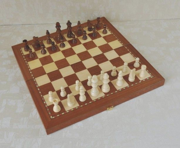 High Quality Inlaid Wooden Chess Set