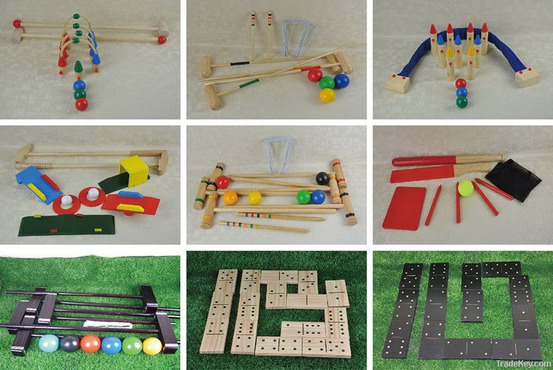 Outdoor Child Croquet Game set/Mallet toy
