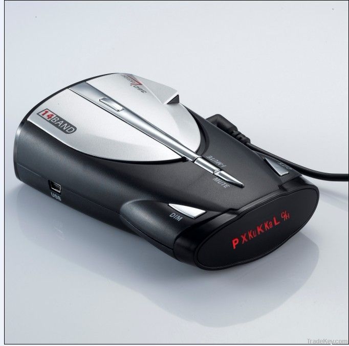 Cobra radar detector with easy read led display/cobra radar detector