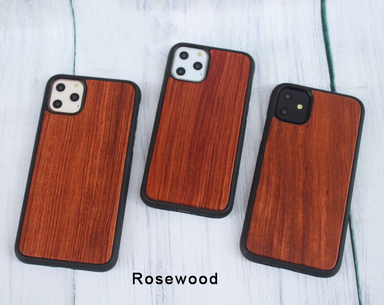 Wooden Cellphone Case Unique Wood Phone Shell For iphone 11 pro max XS XR 8 PLUS SE 2020