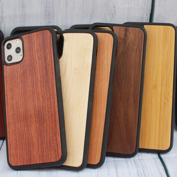 Wooden Cellphone Case Unique Wood Phone Shell For iphone 11 pro max XS XR 8 PLUS SE 2020