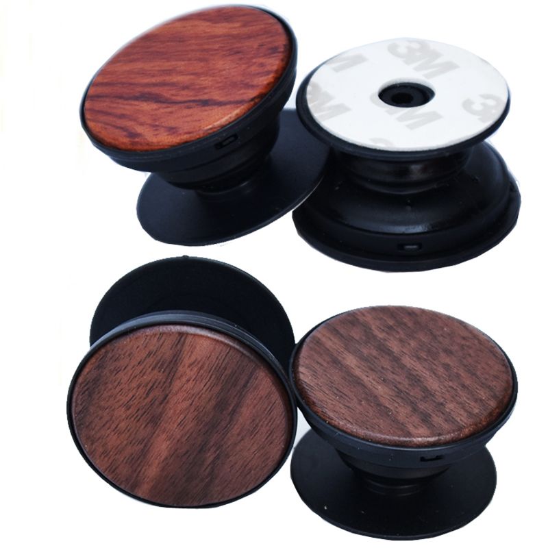 Pop socket Wooden Handmade Mobile Phone Holder Dock Station Creative Wood PopSocket