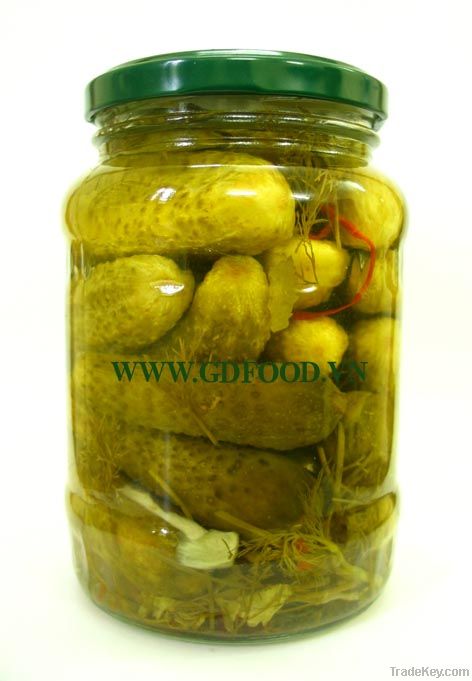 Pickled cucumber 3-6cm 500ml