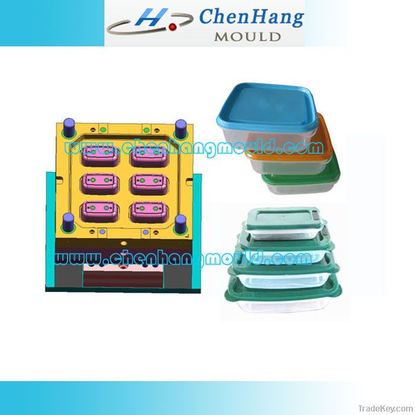 plastic mould for food container, lunch box mould