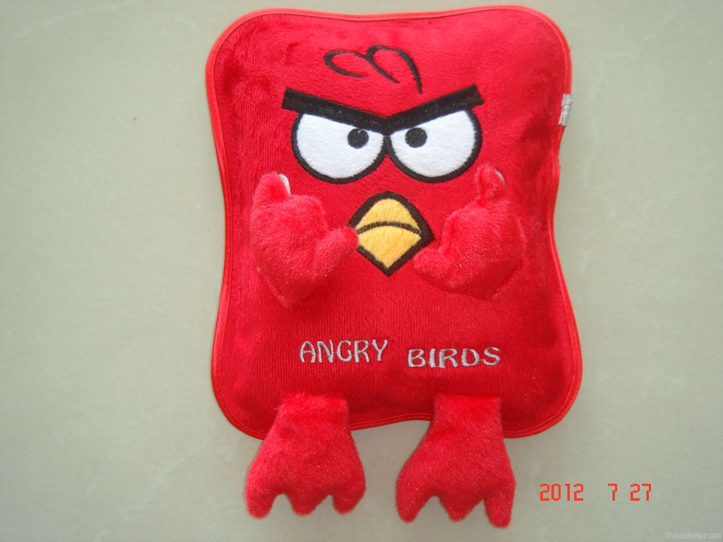 Plush Angry Birds Electric Hand Warmer/Hot Pack
